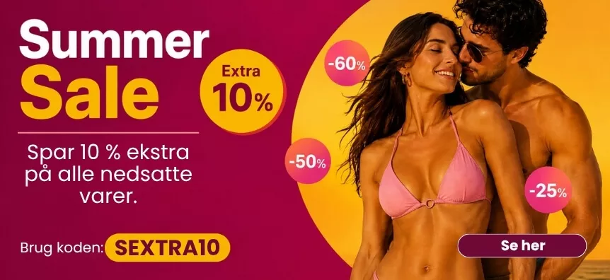 Summer Sale Extra - Spar 10 % ekstra | Lovesexshop.dk sex shop