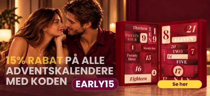 15% rabat på erotiske julekalendere med koden EARLY15 | Lovesexshop.dk sexshop