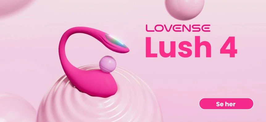 LOVENSE Lush 4 - smart pink vibratoræg - Lovesexshop.dk sex shop