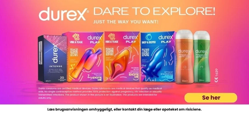 Maj er onani måned, opdag Durex produkter | Lovesexshop.dk sex shop