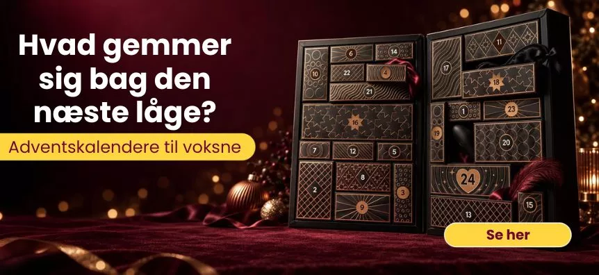 Sammenlign erotiske julekalendere – vælg mellem Magic Shiver, Dream Toys og Womanizer – Lovesexshop.dk sex shop