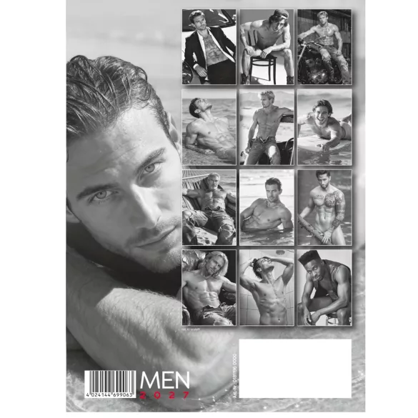 Men 2027 - erotisk vægkalender (1 stk.)
