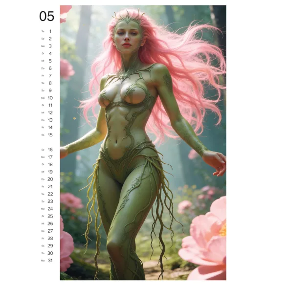 Wild Fantasy 2027 - erotisk vægkalender (10 stk.)