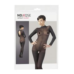 NO:XQSE - bodystocking - eksklusiv - sort