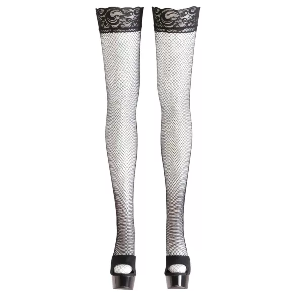 Cottelli - Blonde netstrømper - sort