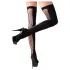 Cottelli - sexede stay-up strømper - sort - M/L