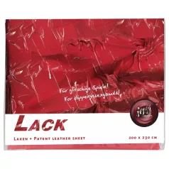 Lakkleje - lagen - rød - 200x230cm