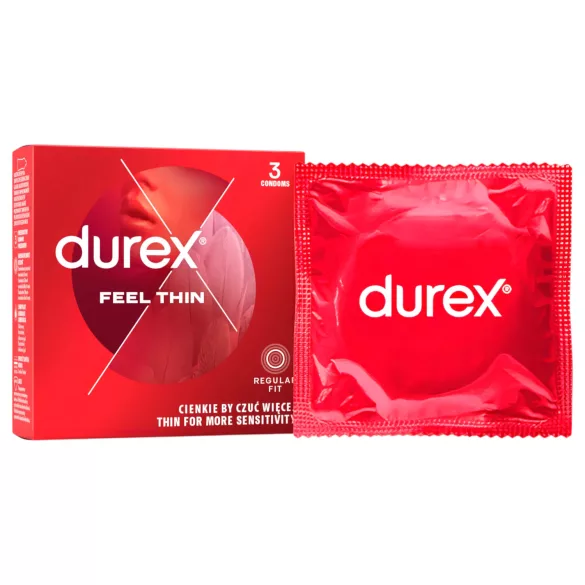 Durex Feel Thin - kondomer for en naturlig følelse (3 stk.)