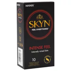 Manix SKYN Intense - latexfri kondom med knopper - 10 stk