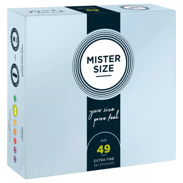 Mister Size - kondom - ekstra tynd - 49mm 36 stk
