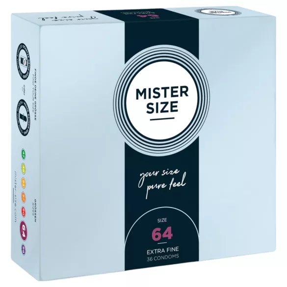 Mister Size - ekstra tynd kondom - 64mm - 36 stk