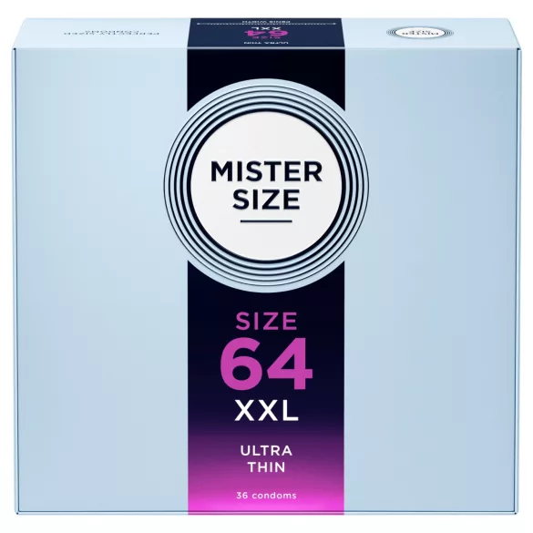 Mister Size - ekstra tynd kondom - 64mm - 36 stk
