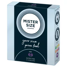 Mister Size - kondom - ekstra tynd - 69mm - 3 stk