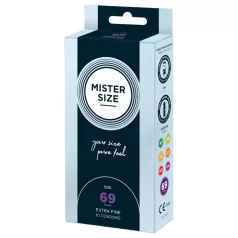 Mister Size - kondom - ekstra tynd - 69mm - 10 stk