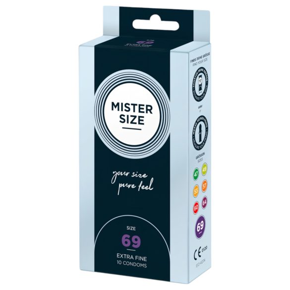 Mister Size - kondom - ekstra tynd - 69mm - 10 stk
