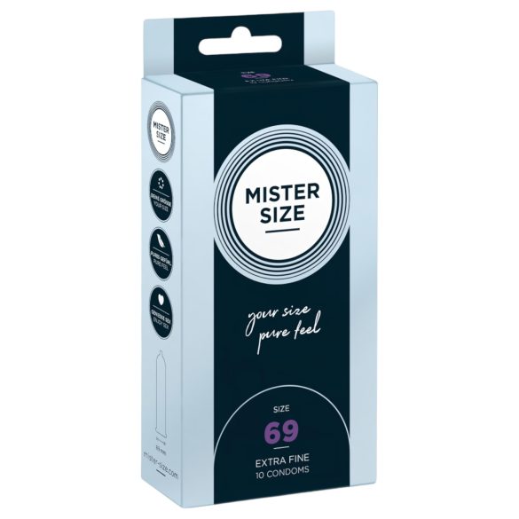 Mister Size - kondom - ekstra tynd - 69mm - 10 stk