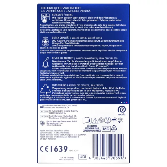 Durex Intense - Orgasmic kondomer (22 stk.)