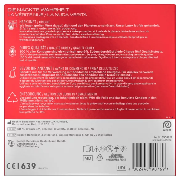 Durex - XXL kondomer (30 stk)