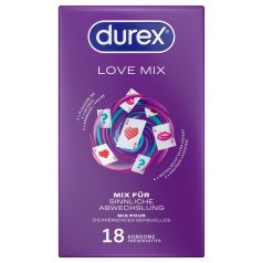 Durex Love Mix - kondompakke - mix assorteret - 18 stk