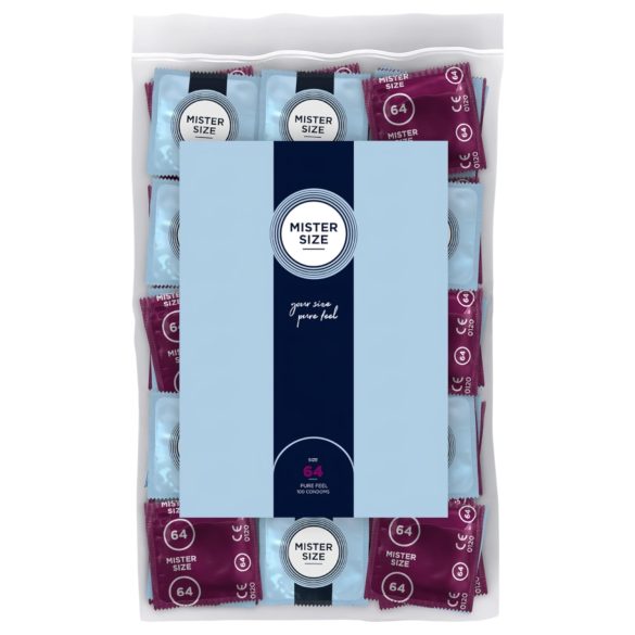 Mister Size tynd kondom - 64mm (100 stk)