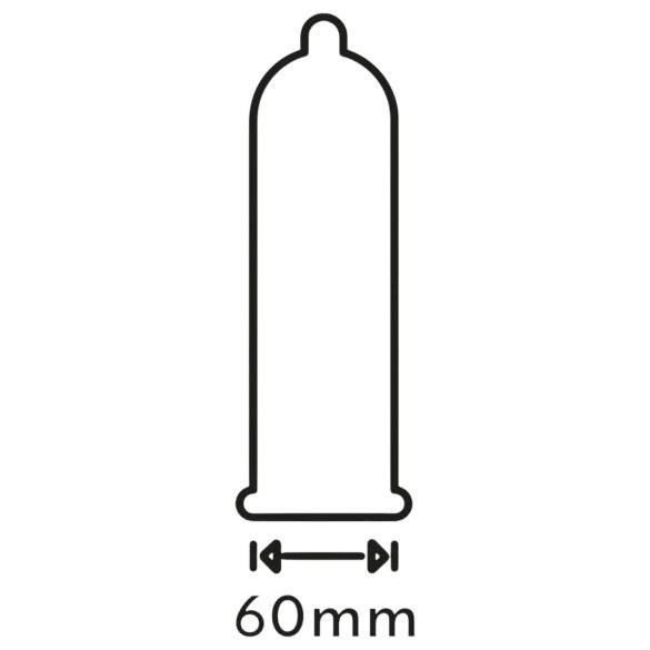 Secura Aubergine - ekstra stor kondom - 60mm - 12 stk