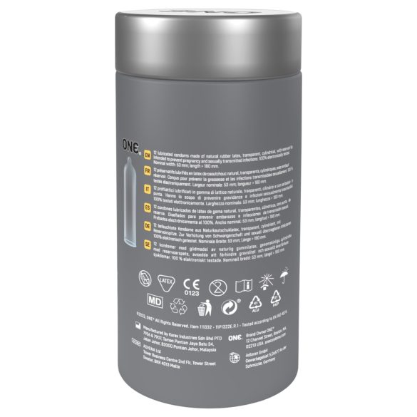 ONE - kondomer - ekstra tynde - 12 stk