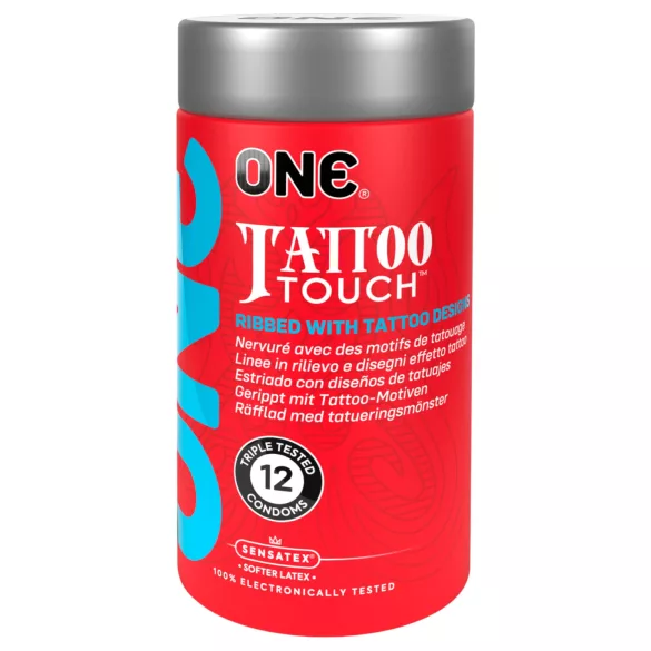 ONE - kondom - tatoveringsmønster - 12 stk