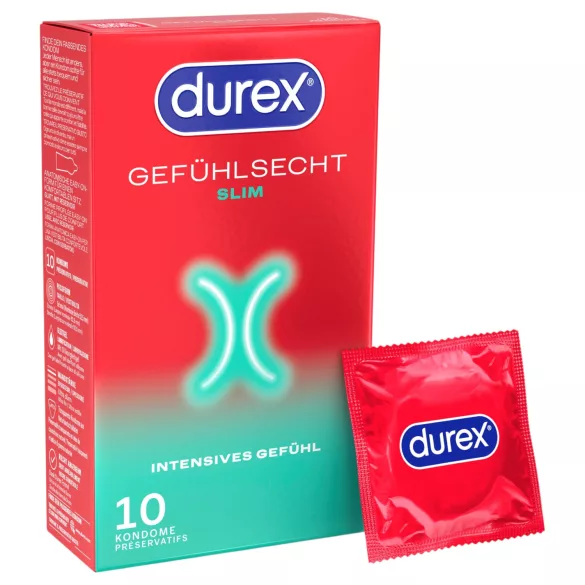 Durex - Slim kondomer (10 stk)