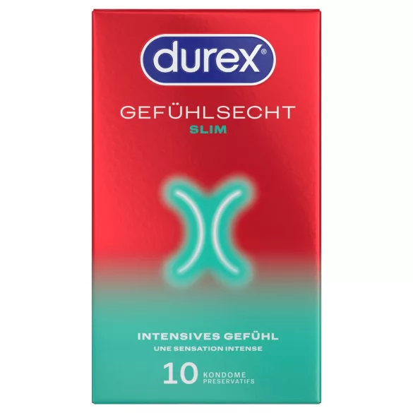 Durex - Slim kondomer (10 stk)