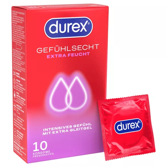 Durex - ekstra glidecreme kondomer (10 stk.)