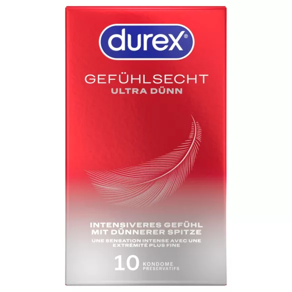 Durex - ekstra tynd kondom (10 stk)