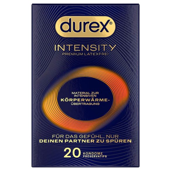 Durex Intensity - kondom - tynd, latexfri - 20 stk
