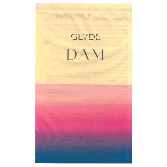 GLYDE - vegansk latex slikkelap - vanilje