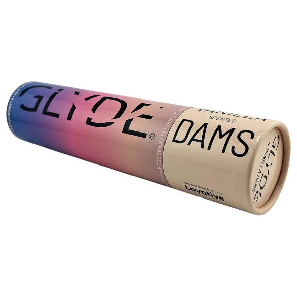 GLYDE - vegansk latex slikkelap - vanilje