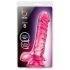 B Yours – dildo med testikler – 20 cm (pink)