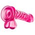 B Yours – dildo med testikler – 20 cm (pink)