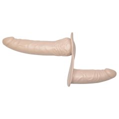 You2Toys - Strap-on dobbelt dildo - silikone