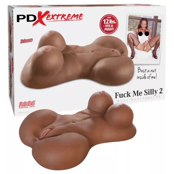 Pipedream Fuck Me Silly Sista - brun kvindetorso-masturbator (5,7 kg)