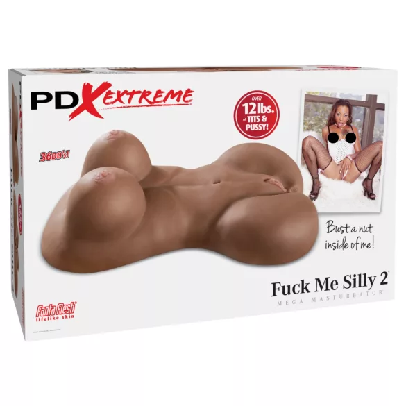 Pipedream Fuck Me Silly Sista - brun kvindetorso-masturbator (5,7 kg)