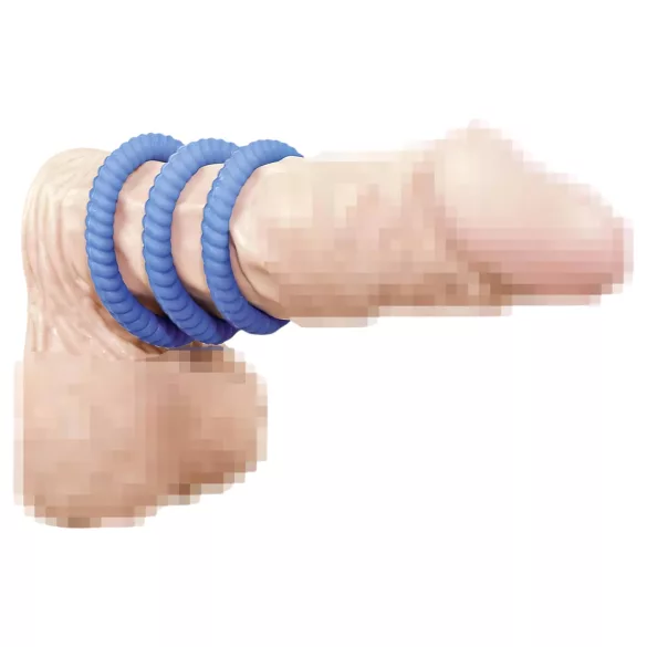 You2Toys - penisring sæt - 3 stk - blå