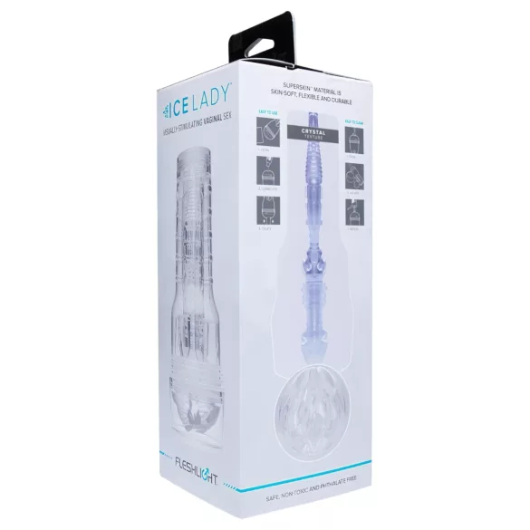 Fleshlight - masturbator - gennemsigtig vagina - Ice Lady