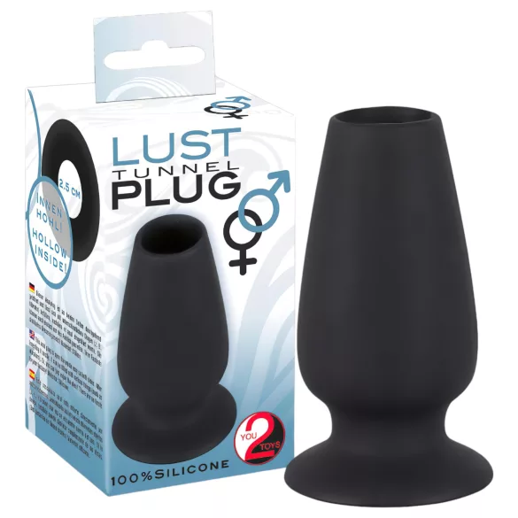 You2Toys - hul analplug - udvidende - sort