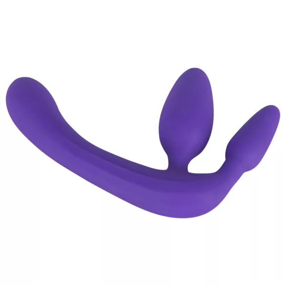 You2Toys - Tripla, påsættelig dildo uden hofterem (lilla)