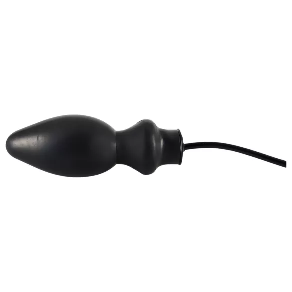 Late X oppustelig stor anal plug (sort)