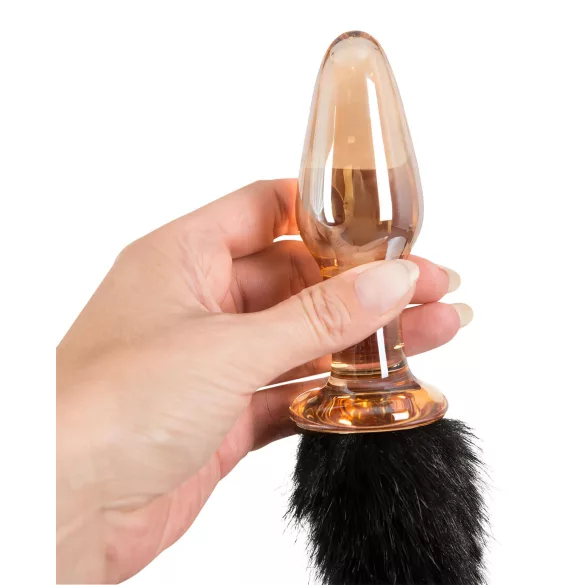You2Toys - glas anal plug med kattehale