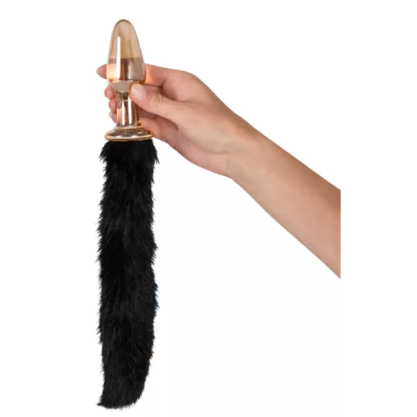You2Toys - glas anal plug med kattehale