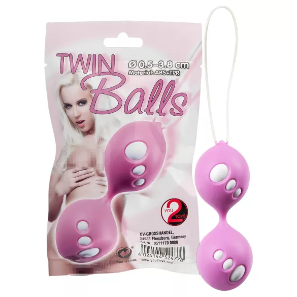 You2Toys - bækkenbundskugler - duo - pink
