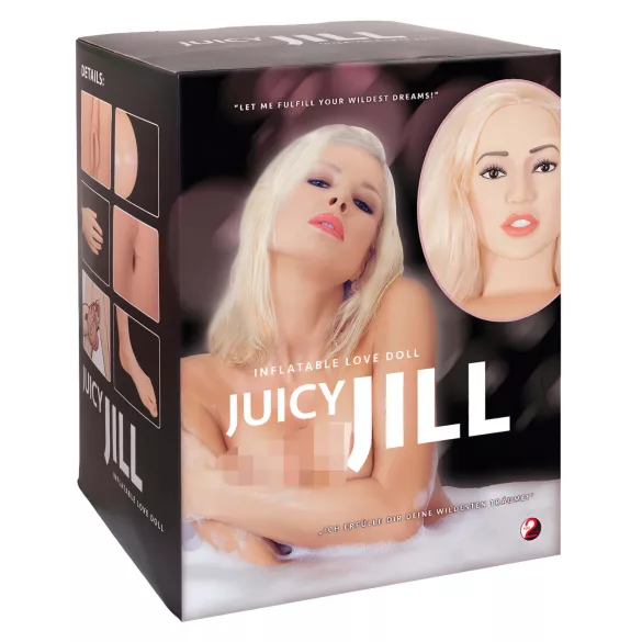 You2Toys Juicy Jill - oppblæsbar gummidukke i naturlig størrelse
