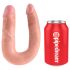 King Cock dobbelt dildo (medium) - natur