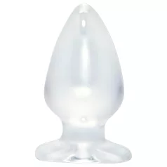 Krystalklar - stor anal plug (gennemsigtig)